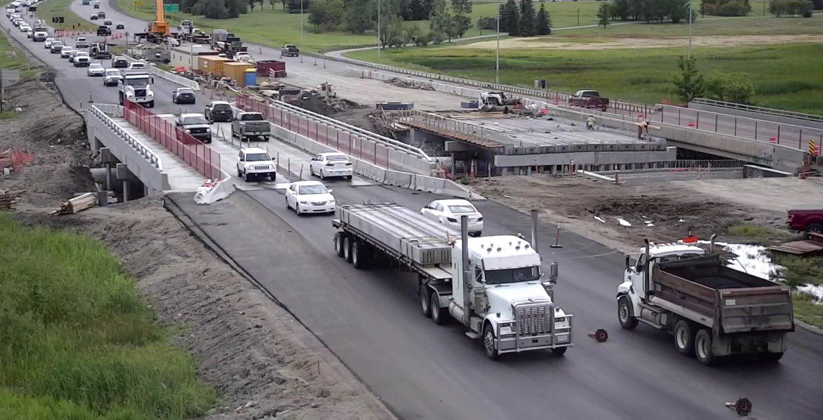 Ring Road Northbound & Southbound over Wascana Creek Bridge ...